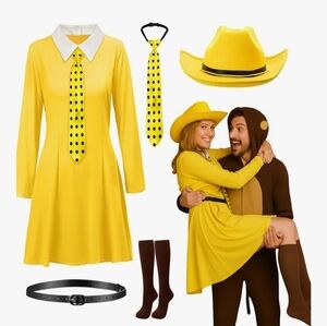 Costume Set with Hat and Tie